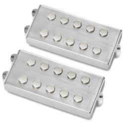 MEC Passive MM-Style Bass Pickup Set, Metal Cover,
